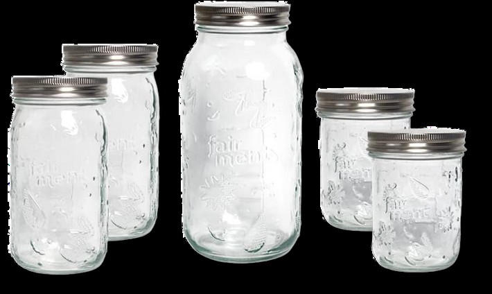 Fairment Glasgewichte 4er-Set