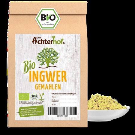 Vom Achterhof Bio Ingwer Gemahlen